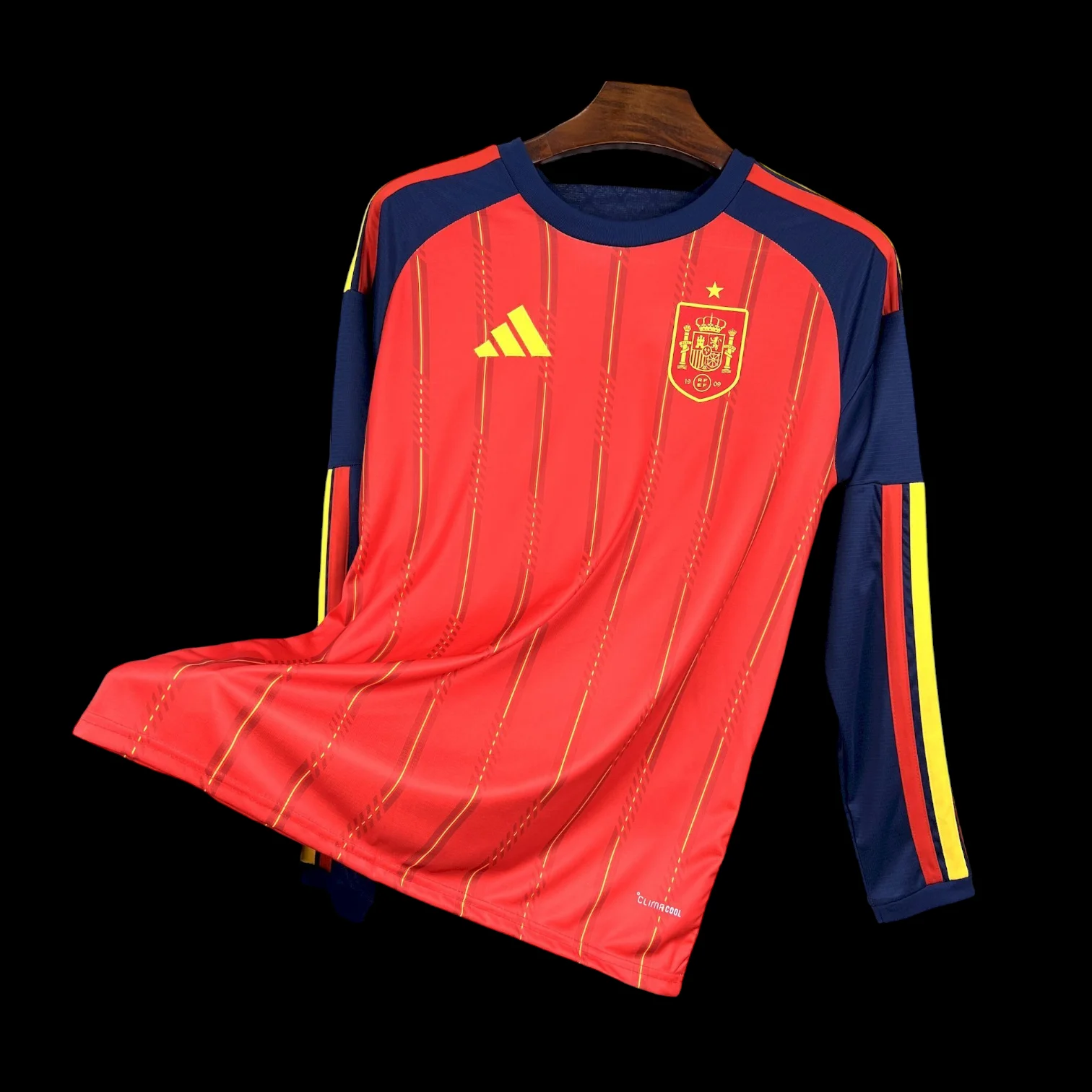 Acheter Espagne Maillot Manches Longues Domicile 2627 - Maillot pas cher